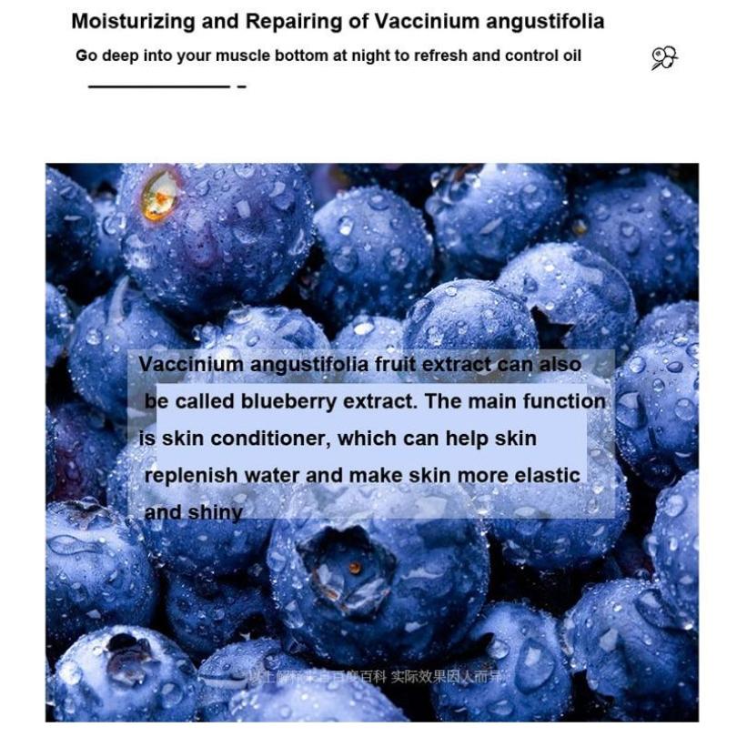 Bioaqua 10 Pcs/Lot Blueberry Arbutin Disposable Mask Moisturizing Refreshing Oil Control Brightening Skin Tone Sleep Mask Shrink Pores