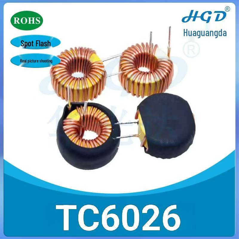 

Toroidal Inductor 6026 Series: Yellow-White, 10-470µH Energy Storage Filter Coil 33UH 0.6mm Horizontal