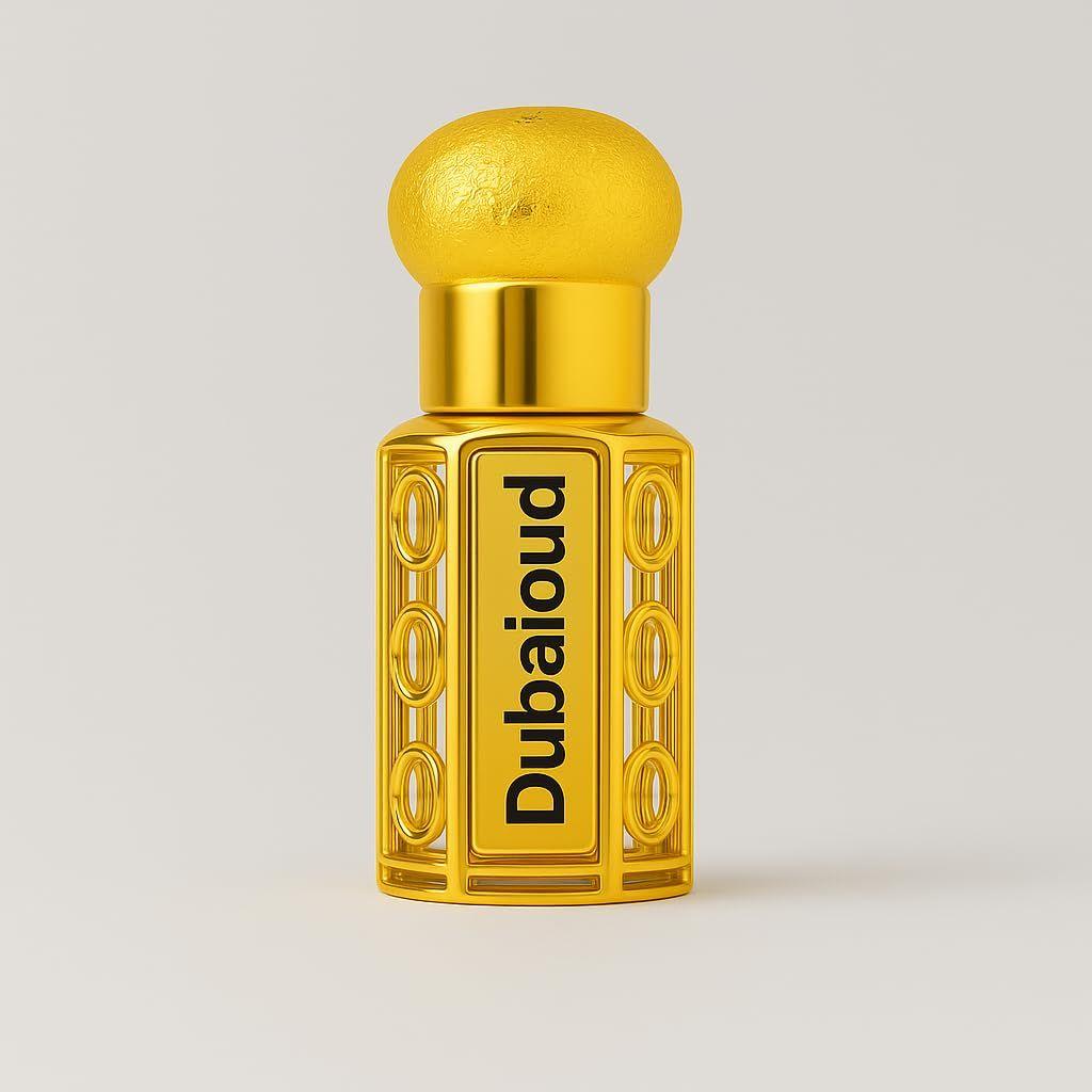 Attar Dubai Oud 6ml – Long Lasting Arabic Perfume Oil – Unisex Attar – Exotic Middle Eastern Fragrance – Alcohol-Free Pocket Size