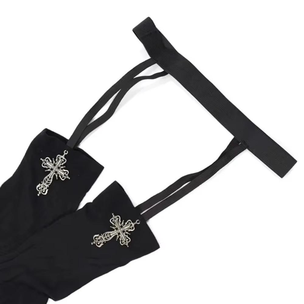 Thin Lolita Anime Stockings Gothic Style Thigh High Over Knee New Women Suspender Socks