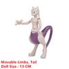 Toys Model Pokemon Anime Figure Pikachu Eevee Charizard Mewtwo Cartoons Figure Collection Pocket Monster Action Birthday Gi Kids