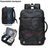 Large-Capacity Expandable Business Travel Backpack for 17.3 Inch Laptop
