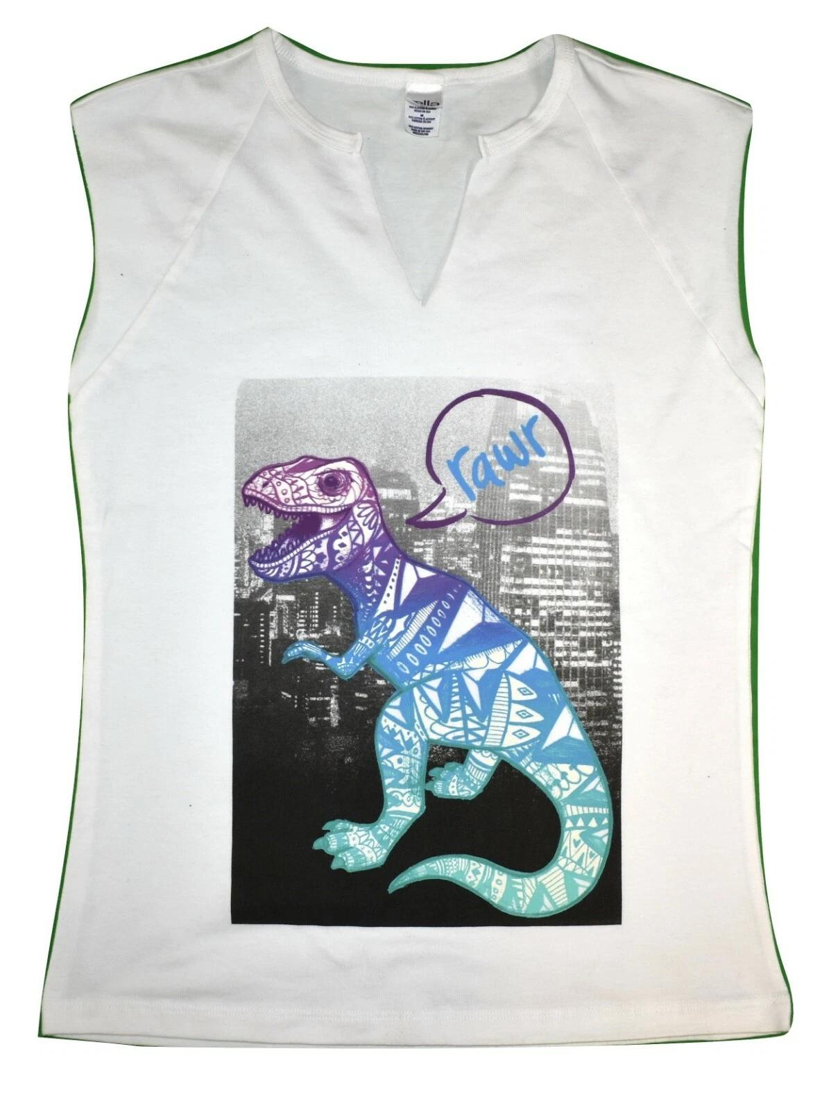 Bella Juniors Dinosaur Rawr Shirt New M 3XL