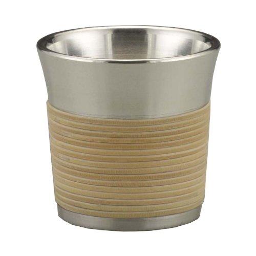 

Osaka Tinware (Suzuki) Osaka Naniwa Tinware Traditional Craft Sake Cup Rattan Wrap 8-12
