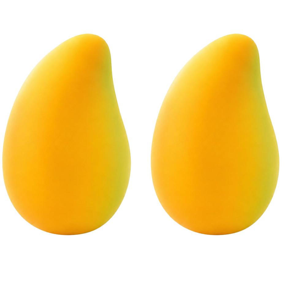 Handmade Crispy Mango Stress Ball Squeeze Toy, Mango Squishy Fidget Ball, Asmr Sensory Stress Relief Toy