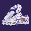 Massk Children's Football Shoes Boys Elementary School Students 8 Years Old Boys Velcro Special Training Broken Nail Shoes