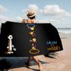 C-Calvin And H-Hobbes Bath Towel Microfiber Soft Water Absorbing Breathable For Girl Kids Decorative Cartoon Beach Towel
