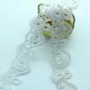 New White Unilateral Water-Soluble Polyester Lace Hollow Embroidery Lace Clothing Laying Material