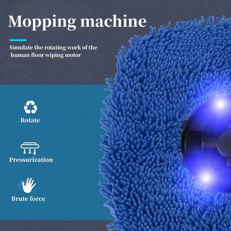 Smart Dual-Use Wet & Dry Floor Mopping Robot - Fully Automatic, USB Charging