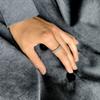 Silver Ring with Cubic Zirconia, Product Weight 4.04 G (2160953)