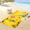 M&M's Custom Name Print Beach Towel, Large Soft Quick Dry Towel for Beach Camping Swimming