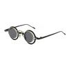 Retro Round Metal High-end Sunglasses for Men and Women Fashion Trendy Sunscreen Outdoor Sunshade UV Resistant Glasses