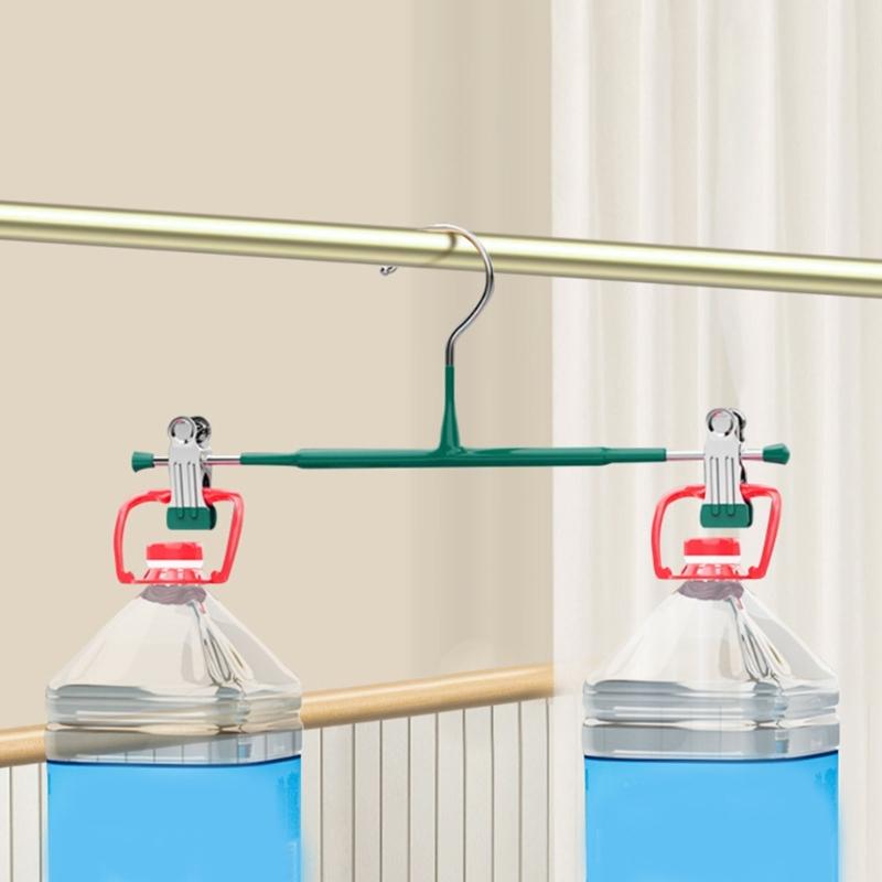 Reinforced Expandable Heavy Duty Pant Hangers With No Marking Clips Durable Garment Hook For Wardrobes Storage