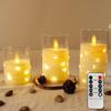 Simulated LED Bullet Candle String Lights - Decorative Acrylic Atmosphere Lights