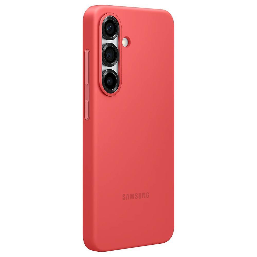 Etui Samsung Silicone Do Galaxy S25+     Czerwony