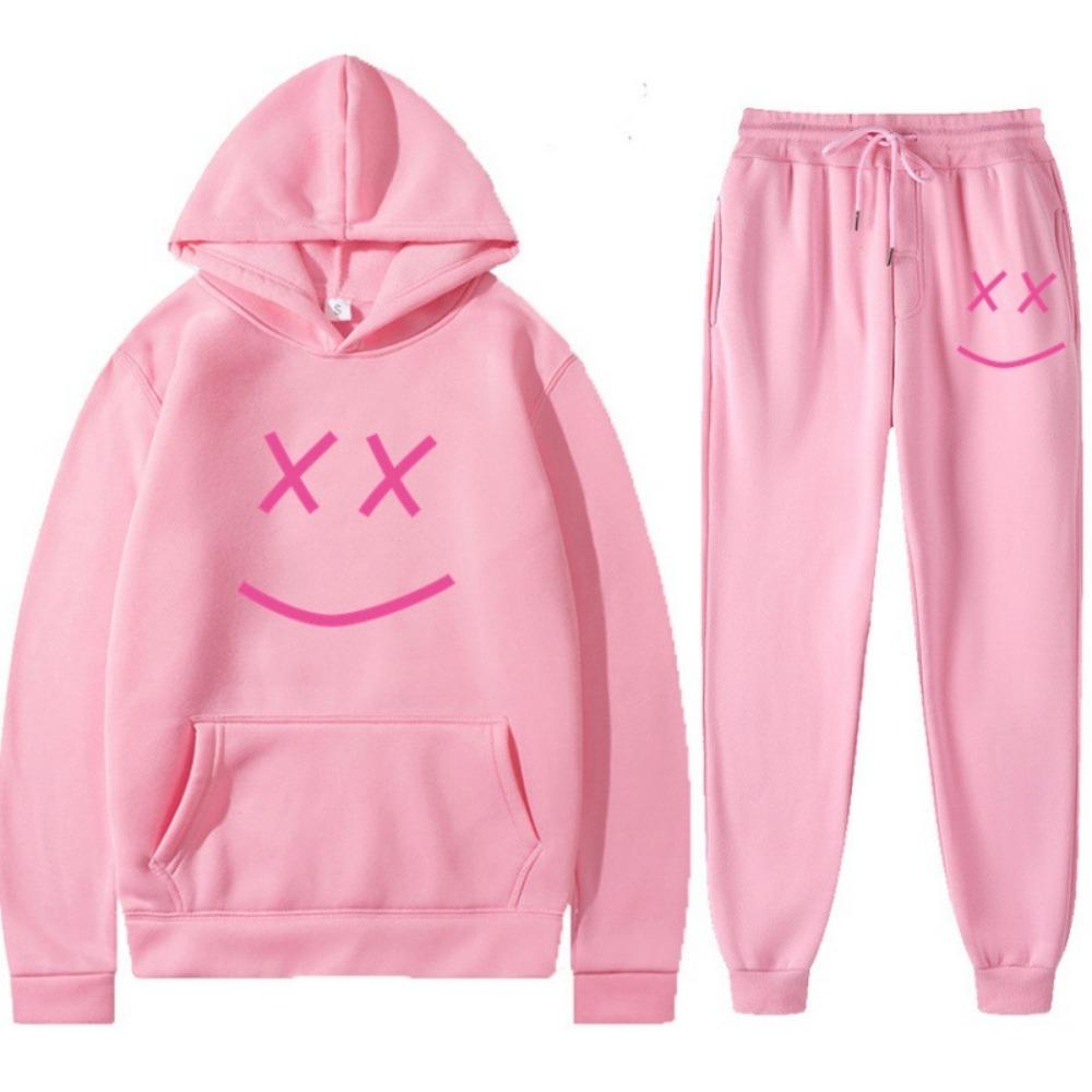 New Casual Lil Pee Singer Peripheral Commemorative Edition Simple Casual Hooded Sweatshirt Men's and Women's Set