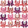 30/50pcs Valentine's Day Slidable Dog Bow Tie Exquisite Dog Collar Accessories Small Middle Dog Holiday Party Grooming Supplies