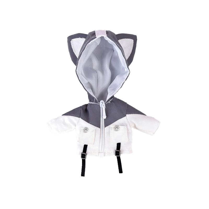 Poppen Accessoires Casual Kleding Pop Reflecterend Jack Sportkleding Decoratie Ob11 Kleding Cool Handgemaakte Pop Jas Obitsu11