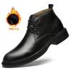 Men Boots Winter New Luxury Men Shoes Genuine Leather Casual shoes Fashion British Style High-top Chelsea Boots Business shoes