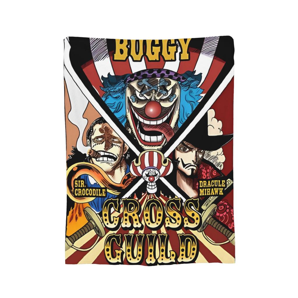 Luffy Anime  Fleece Throw Blanket Luffy Zoro Sanji Blankets for Bed Car Super Soft Bedding Throws,