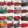 Christmas Style Couch Cover Non-Slip 1/2/3/4 Seater For Regular/L Shape Sofa Cover Elastic Sofa Slipcover Furniture Protector