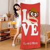 Logo P-Pauls F-Frank Beach Towel Colorful Bath Towels for Girl Microfiber Quick Dry Custom Sand Free Beach Yoga Spa Gym Pool