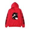 Japanese Anime Hoodie Sweatshirt Jujutsu Kaisen Satoru Gojo Anime Print Soft Fleece Warm Long Sleeve Hooded Sweatshirt