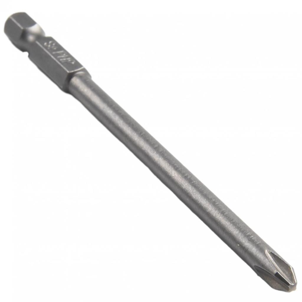 Home Screwdriver Bit Hand Tools 1/4inch 100mm Long 6Pcs/Set Cross Head
