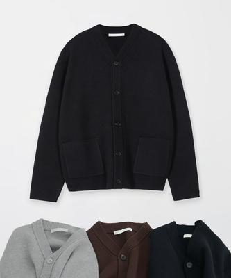 SUARE Merino Wool Essential Cardigan - 3 Colors