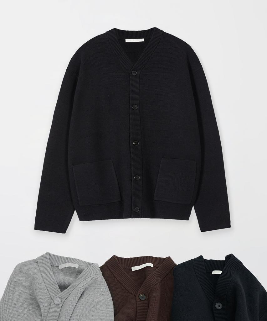 SUARE Merino Wool Essential Cardigan - 3 Colors