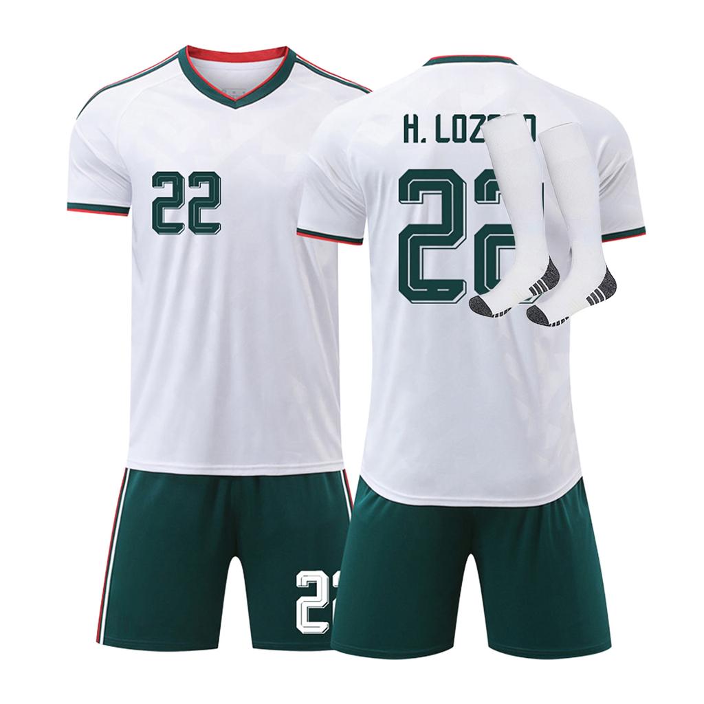 2526 Away Jerseys Sports Team Uniform Set Football Training Suit Set