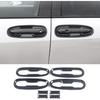 Car Accessories Fit for Toyota Sienna 2021 2022 2023 2024 2025 Exterior Door Handle Bowl Protector Cover Trims (Carbon Fiber) ABS 8 PCS