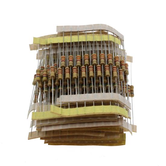 300Pcs Resistors Easy To Install Universal Wide Application Electronic Film Resistors for Product Development