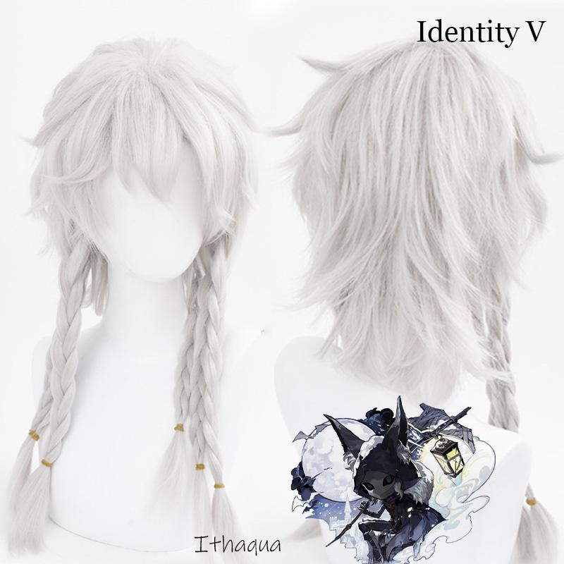 High-quality Mechanized White Wig For Cosplay And Gaming Ideal For Identity V Lovers
