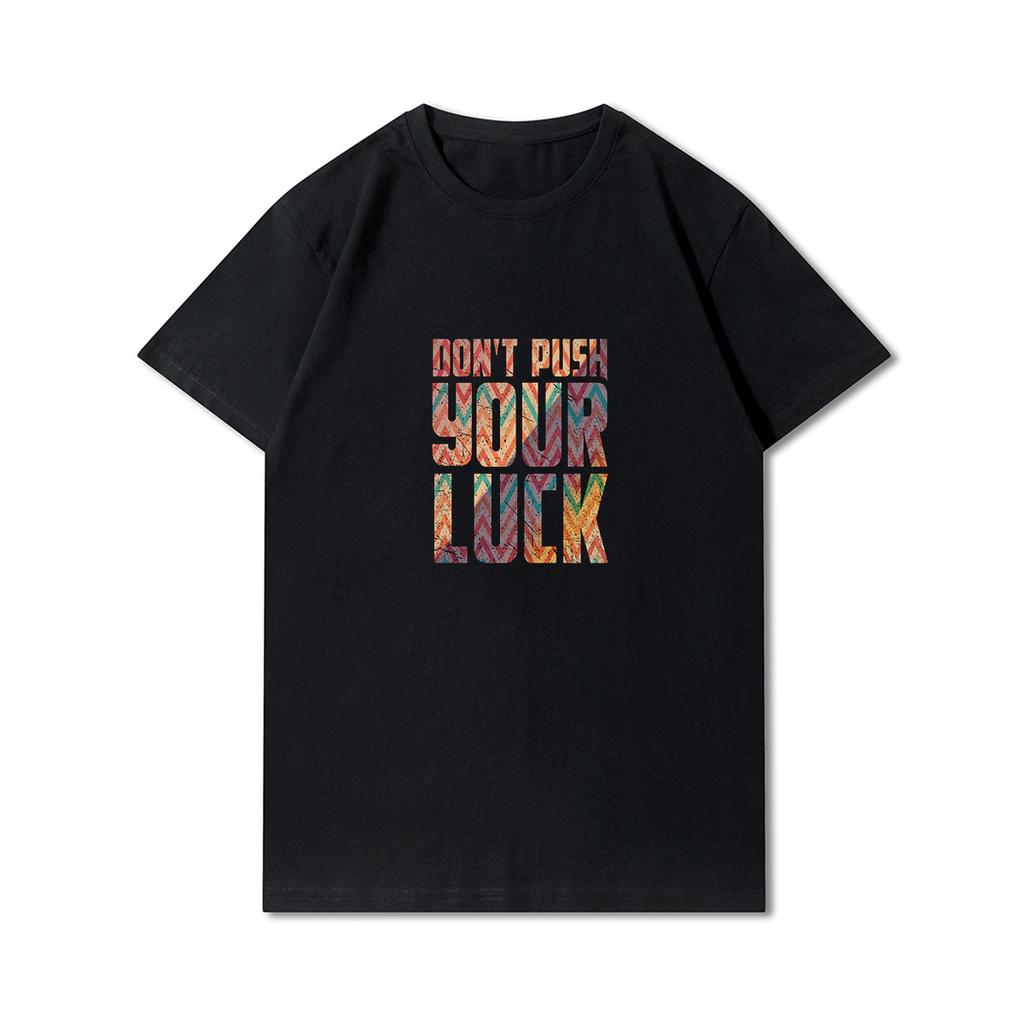 Anime 100 Muster Sommer Übergröße T-Shirts für Männer Buchstaben Bedruckt Lässige Kurzarm Oberteile 100% Baumwolle O Hals T-Shirts