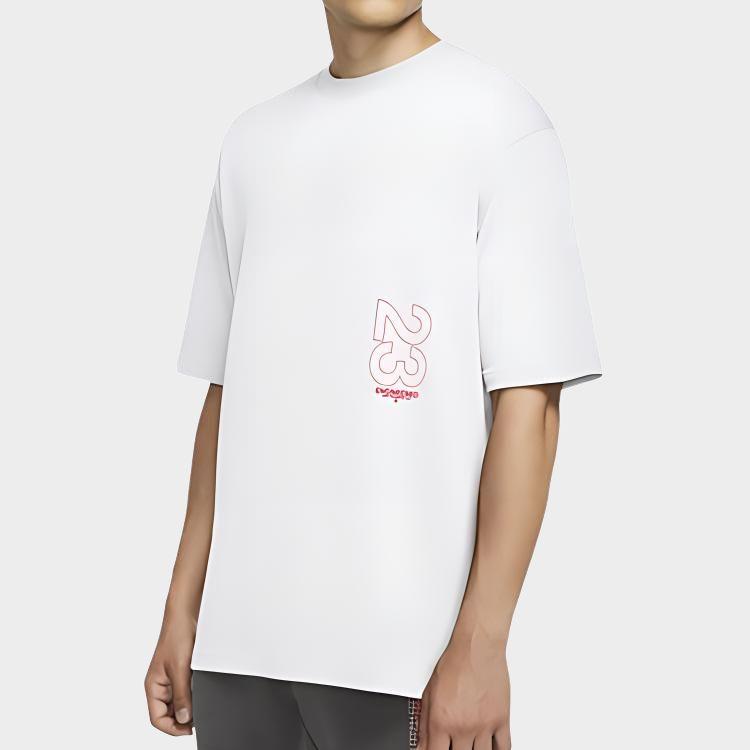Jordan 23 Engineered Crew Neck Short Sleeve T-Shirt Men Tops White CN3104-100