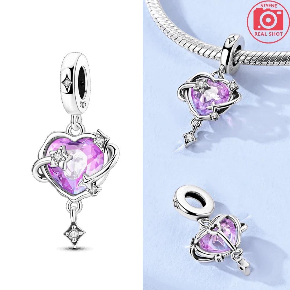 Sunset Coastline Pendant Copper Colors Charm Beads Fit Original Charms Bracelet Beads For Women Jewelry Making Gifts