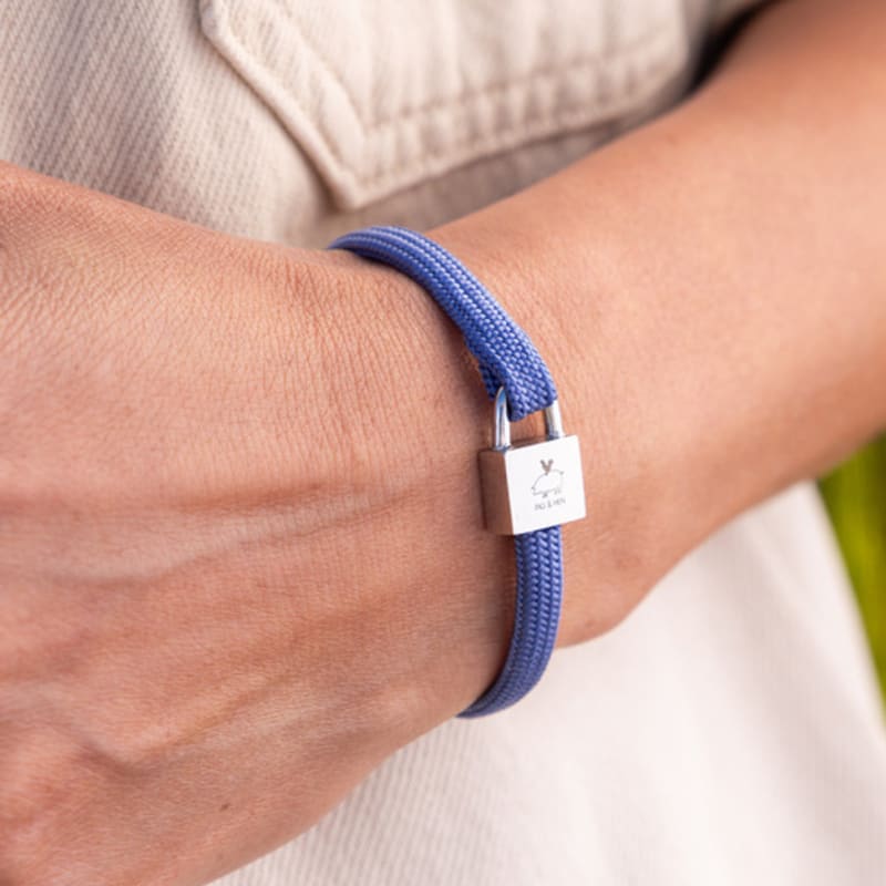 PIG & HEN (Women's) Billy Bracelet - Indigo Purple X Silver