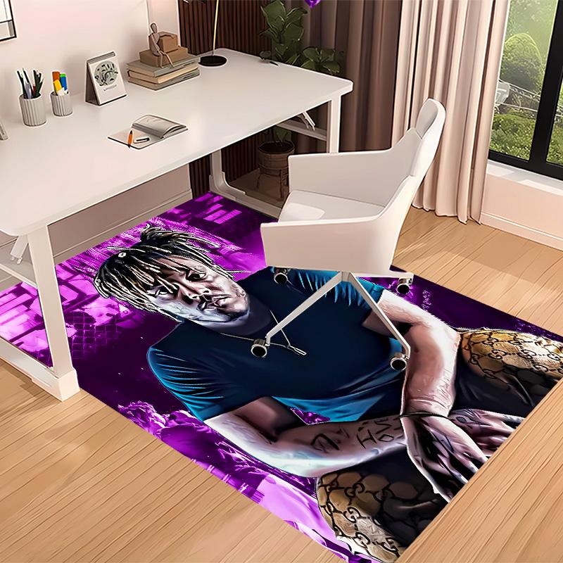 Juice WRLD Printed Absorbent Washable Carpet, Non-Slip Bathroom Mats, Kitchen Rugs, Yoga Mat,Living Room Entrance, Camping Picnic Rugs