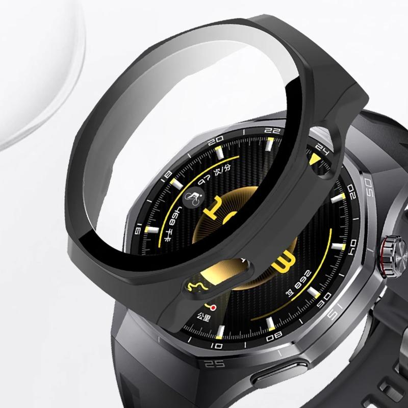 For Huawei Watch GT 6pro 46mm Hard Case Full Coverage Screen Protector With Tempered Glass 2 In 1 Shell Watch Decoration