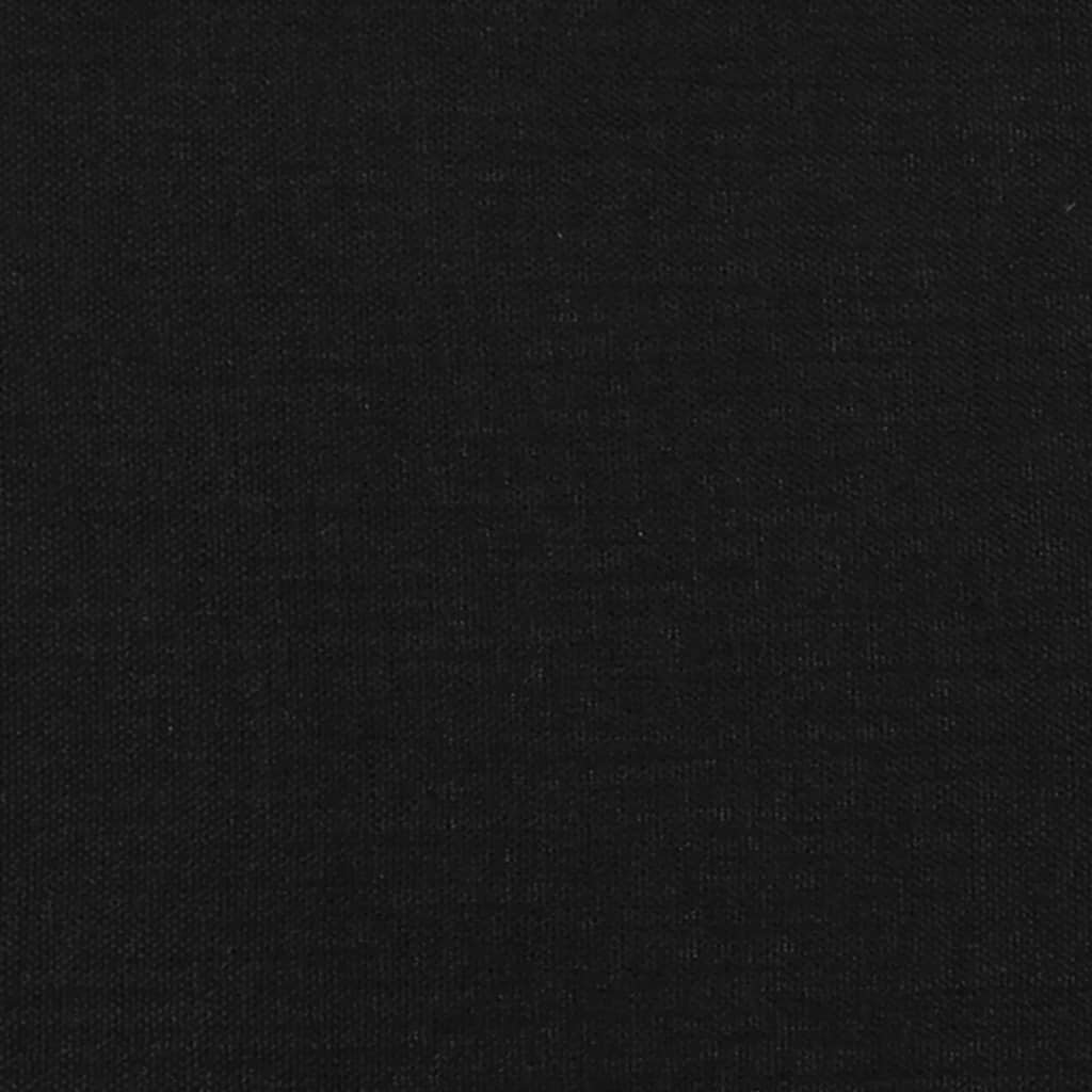 Vidaxl Rama Łóżka Bez Materaca, Czarna, 120X200 Cm, Obita Tkaniną