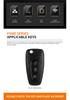 Leather Car Remote key Cover Case Protector for Ford Focus C MAX S MAX Mondeo Ranger Galaxy Transit Tourneo Custom Ecosport  rr8