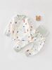 Newborn Pure Cotton Clothing Set for All-Season Wear - Boys & Girls Pajamas & Base Layer