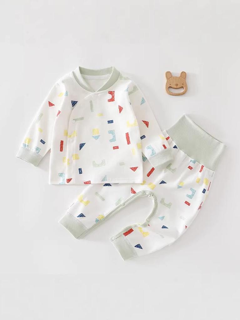 Newborn Pure Cotton Clothing Set for All-Season Wear - Boys & Girls Pajamas & Base Layer