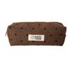 Korean Pattern Pencil Case With Polyester Material For School And Stationery Storage