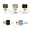 Nordic Minimalist Hexagonal Shell Handle Marble Drawer Cabinet Wardrobe Pull