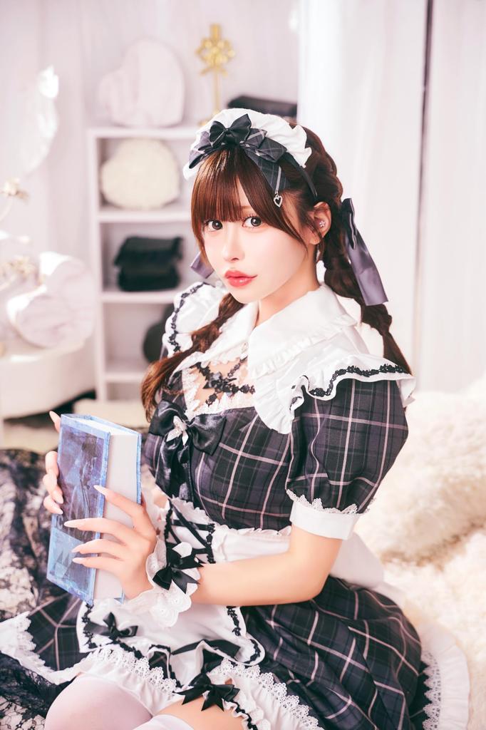 [Clearstone] Lumi Papier Cosplay Halloween Rosetta Maid Women's Black