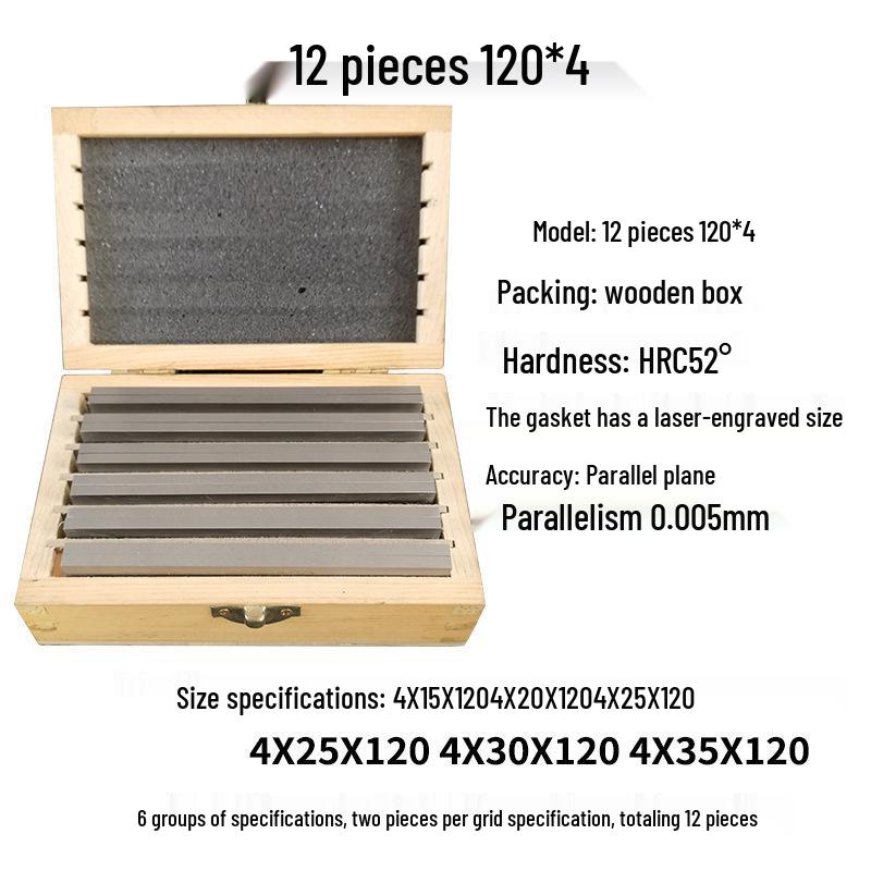Parallel Shim Plate Set for Precision Milling Vise