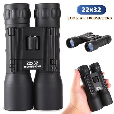 Binóculos 22x32 de alta potência HD Mini Outdoor Low-light Night Vision Telescópio Portátil Fábrica Atacado