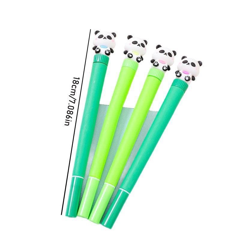 2Pcs Wholesale Cute Panda Neutral Pen for Writing Supplies Back To School Extra Smooth Writing Portable Lightweight for Birthday Party Favors